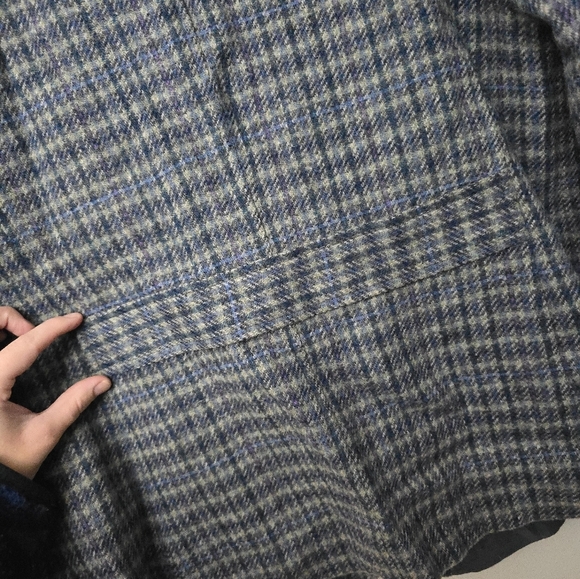 Appleseeds Tweed Blazer Jacket Women’s Size 16 Blue Long Sleeve Career wear - Picture 11 of 16